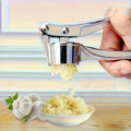 One Premium Stainless Steel Garlic Press - Easy Garlic Mincer & Ginger Crusher, Easy-to-Clean Kitchen Tool, Durable Garlic Chopper for Everyday Cooking