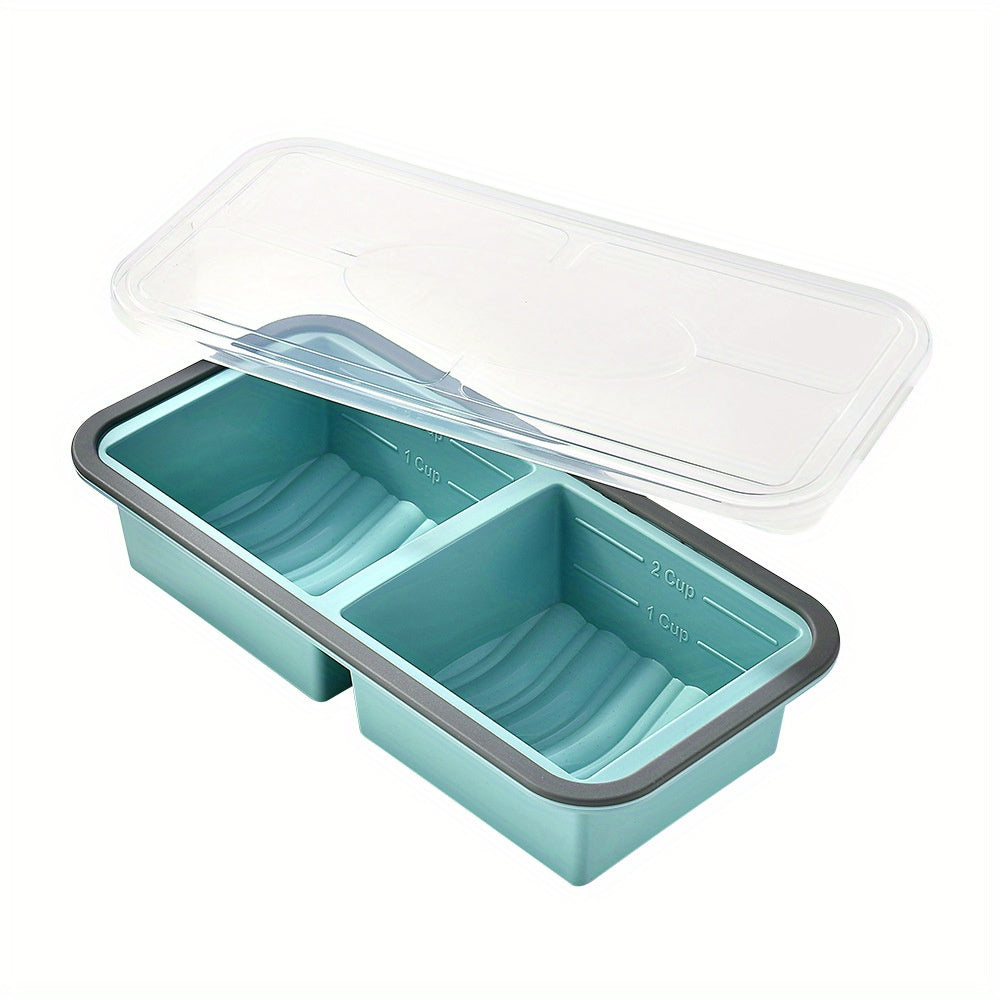 Compartment Food Storage Box, Microwavable & Freezable, Sealed Divided Lunch Box, Dishwasher Safe, Ideal for Meal Prep and Refrigerator Storage
