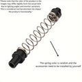 This is a universal and easy-to-install CNC aluminum rear brake arm and brake return spring, compatible with motorcycle parts for brands such as Honda CRF, Kawasaki, Suzuki, Aprilia, Ducati, Triumph, Yamaha, and Bajaj Pulsar RS200.