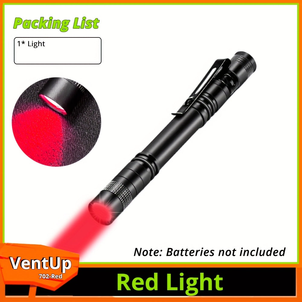 1PC Aluminum UV Flashlight Red Light Green Light Torch White Light 4 Light Colors Optional for Night Lighting Camping Fishing Water Leak Pet Urine Scorpion Hotel Inspection Dry Stains Bed Bugs