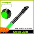 1PC Aluminum UV Flashlight Red Light Green Light Torch White Light 4 Light Colors Optional for Night Lighting Camping Fishing Water Leak Pet Urine Scorpion Hotel Inspection Dry Stains Bed Bugs