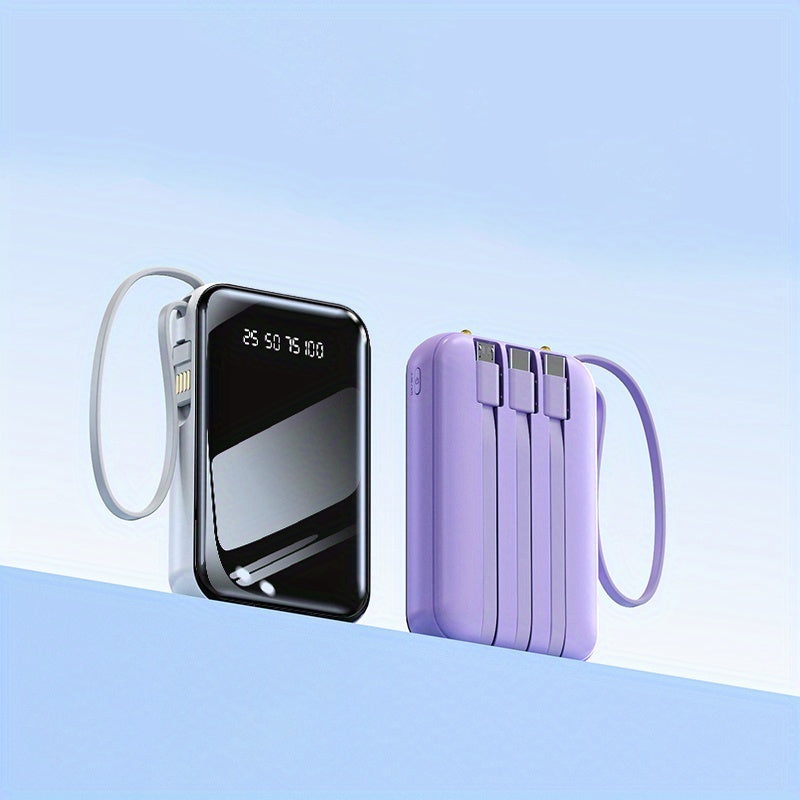 50,000mAh 大容量行動電源，小巧易攜帶，支援 PD20W 快速充電，內含各式數據線、手電筒、LED 燈和掛繩，非常適合戶外緊急電源、備用電池組
