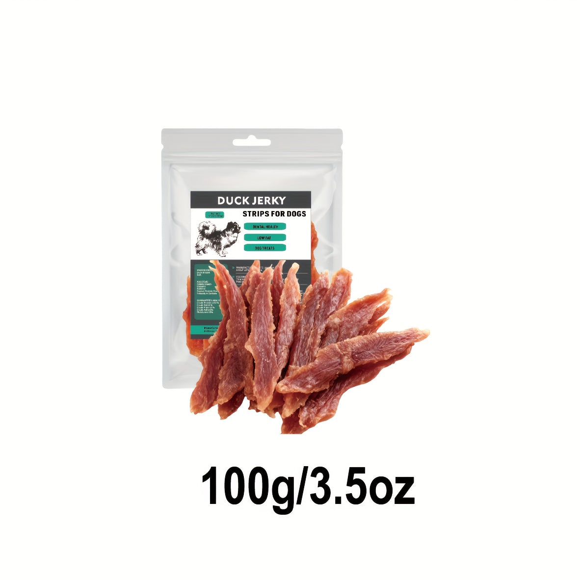 真烤鴨肉狗狗零食 - 單一成分天然鴨肉乾棒，高蛋白低脂肪健康訓練零食，適用於所有品種和尺寸，柔軟且有嚼勁的幼犬零食，適用於遵守命令、訓練和日常獎勵