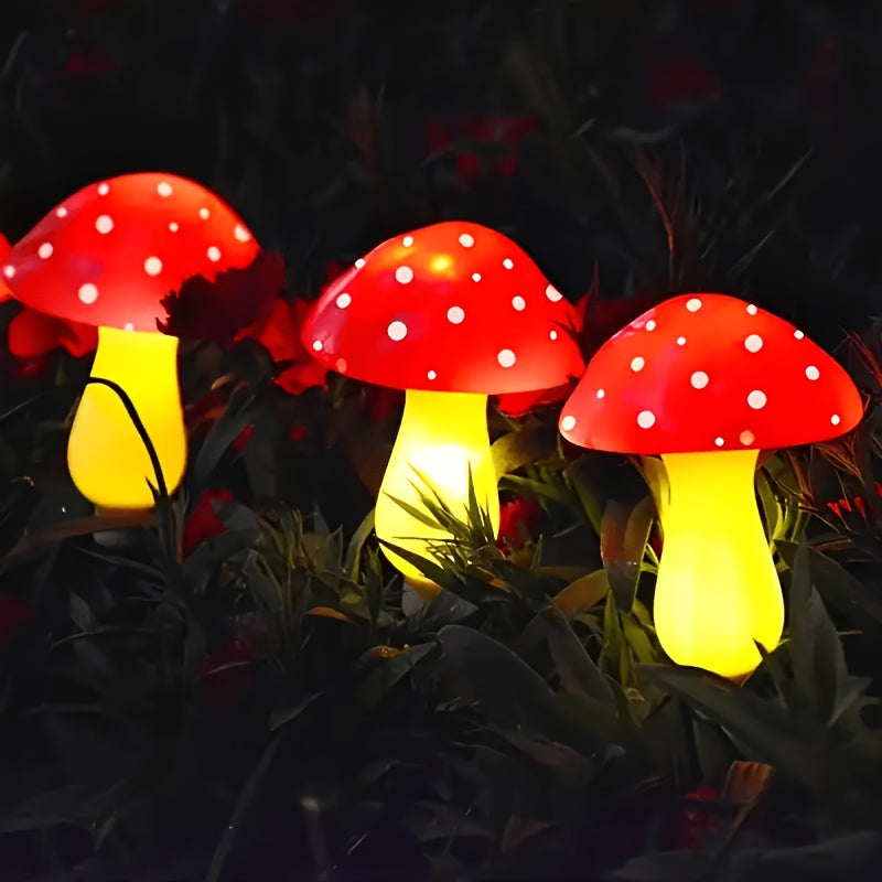 8/12/20 Pack Solar Mushroom Light Outdoor Ground Insert Post Light Garden Courtyard Patio Lawn Walkway Decorative Light Festival Gift Light, with 8 Lighting Modes, Perfect for Garden, Patio, Walkway and Lawn