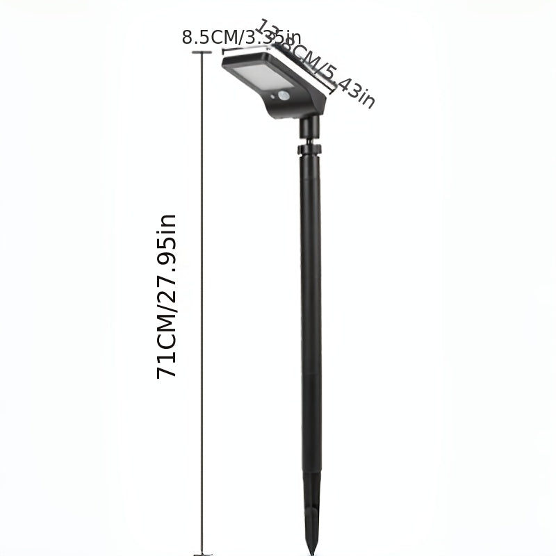 Large Capacity 1200mAh Battery Solar Small Street Light, Solar Light Outdoor Clip Courtyard Lawn Light Street Light Garden Light