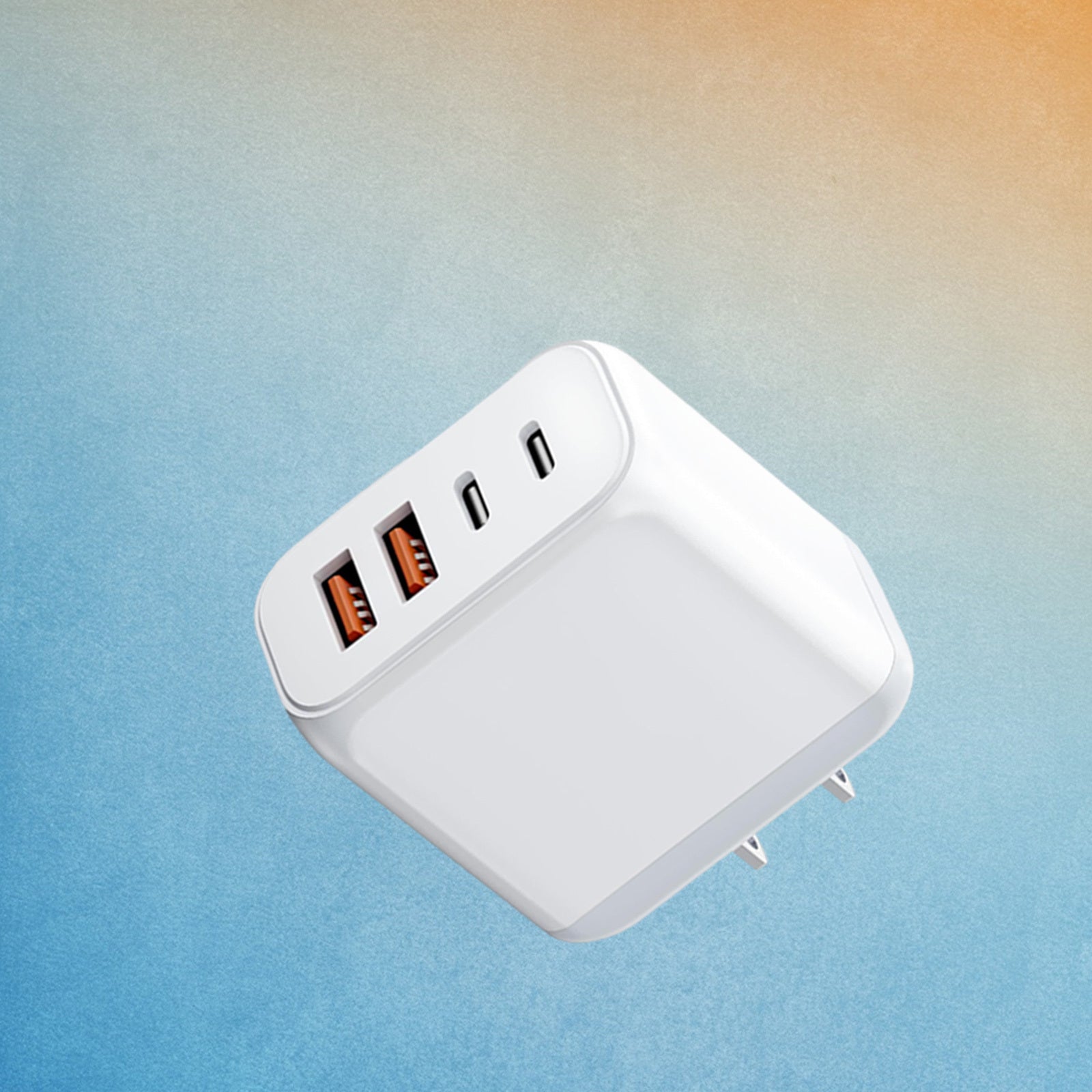 USB C Charger Block 4-Port Wall charger Type C charger Fast Charging Blocks Cube.Multiple Ports PD Power Adapter Wall Plug for lPhone 16 15 14 Pro Max