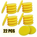 Car Polishing Sponge Pad Soft Foam Applicator Pad Round Wax Applicator Pad Sponge Vehicle Polishing Pad Car Cleaning Pad Car Glass Cleaning Sponge