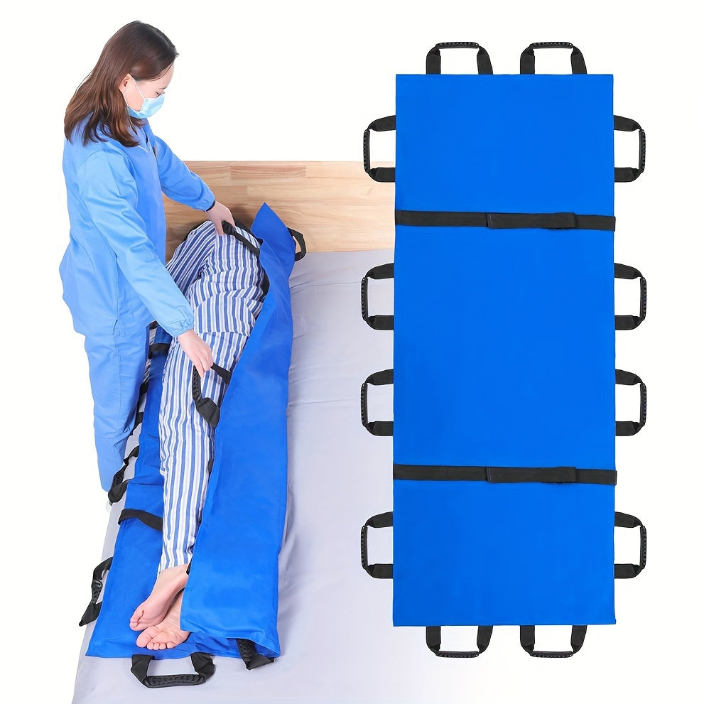 超大号70.8"x27.5"患者翻身垫 - 适用于卧床和老年人举升、转移和护理，180*70厘米，转移患者床单，护理人员专用