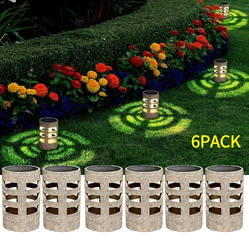 Solar Outdoor Garden LED Path Light, Suitable for Courtyard, Patio, Landscape, Flower Pot, Path Decoration (2/4/6/8-Piece Set)