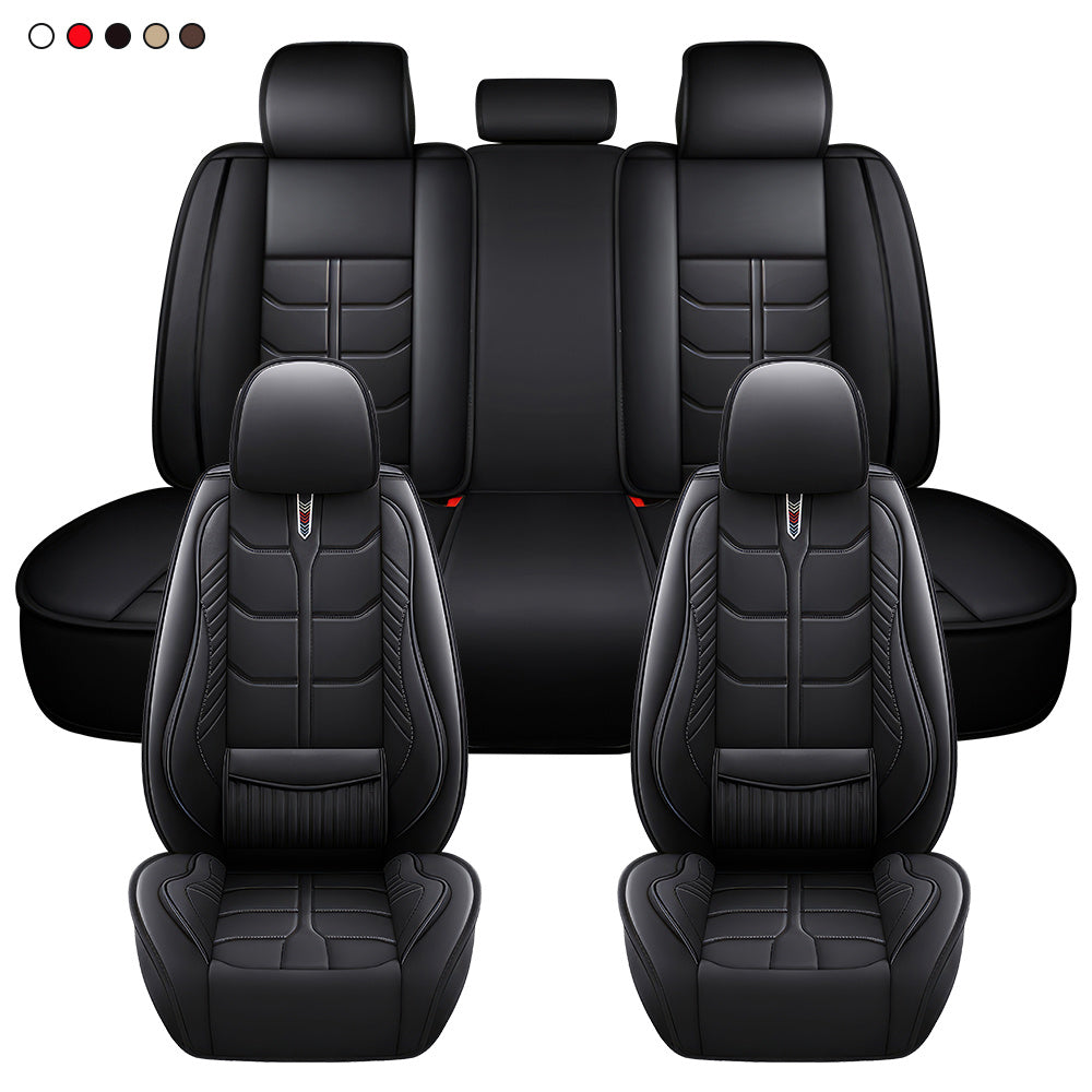 Full Coverage Car Seat Covers, Seat Covers for Sedan, SUV, Pickup Truck, Auto Seat Covers, Car Seat Cushions, 5-Seat Multi-Color Options Seat Covers