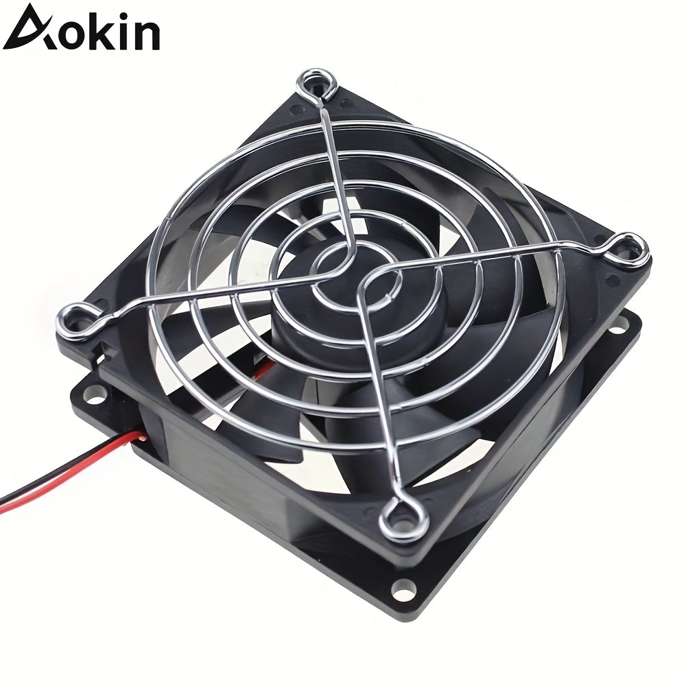 80x80x25mm DC 5V 12V 24V Brushless Cooling Fan, 2-Pin High Performance Ultra Quiet 8025 Fan for PC Case and Amplifier