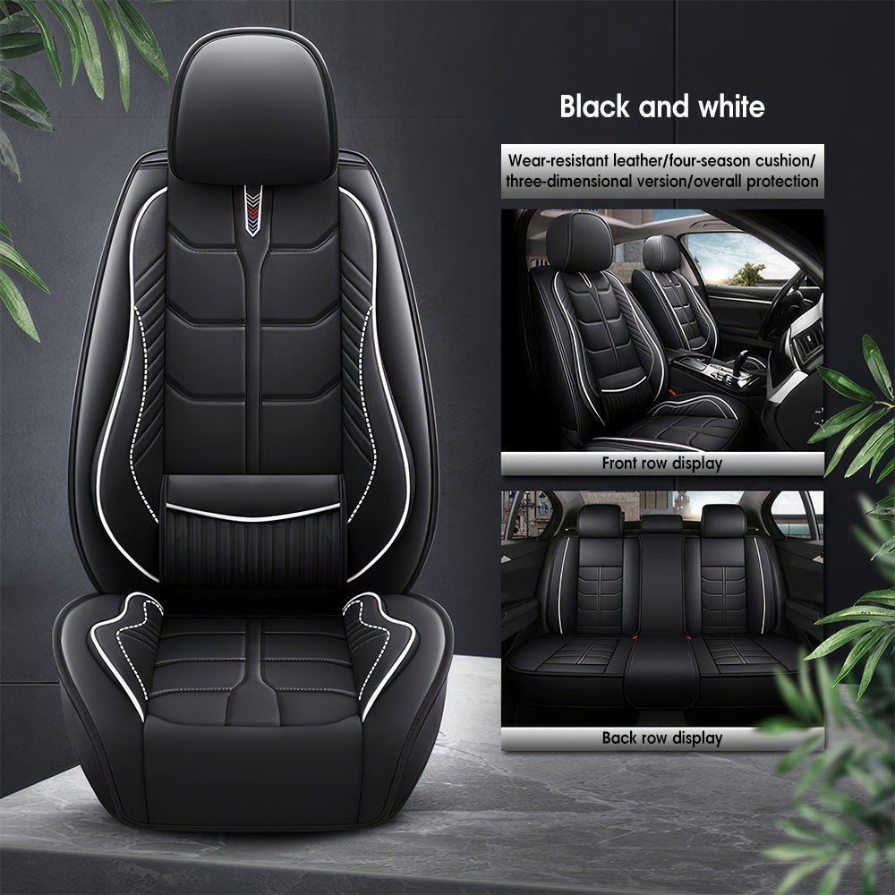 Full Coverage Car Seat Covers, Seat Covers for Sedan, SUV, Pickup Truck, Auto Seat Covers, Car Seat Cushions, 5-Seat Multi-Color Options Seat Covers