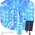 100FT 302 LED 灯带，带遥控器 – 太阳能灯串，适用于花园、露台、庭院、泳池、院子，圣诞节假日装饰