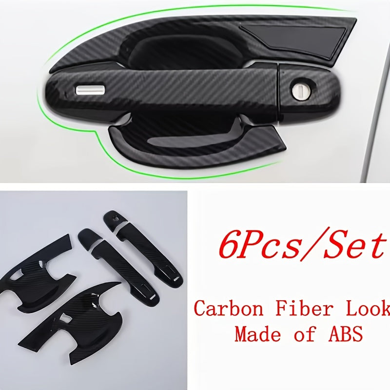 Car Exterior Door Handle Bowl for 2018-2023 Toyota CHR Door Handle Bowl Cover - 6 Piece Set