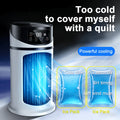 3 Second Fast Cooling 6 Speed USB Portable Air Conditioner Humidifier Fan, Ultra Quiet 25dB, 6 Hours Timer, Instant Cooling Perfect Festival Gift for Home Office Dormitory