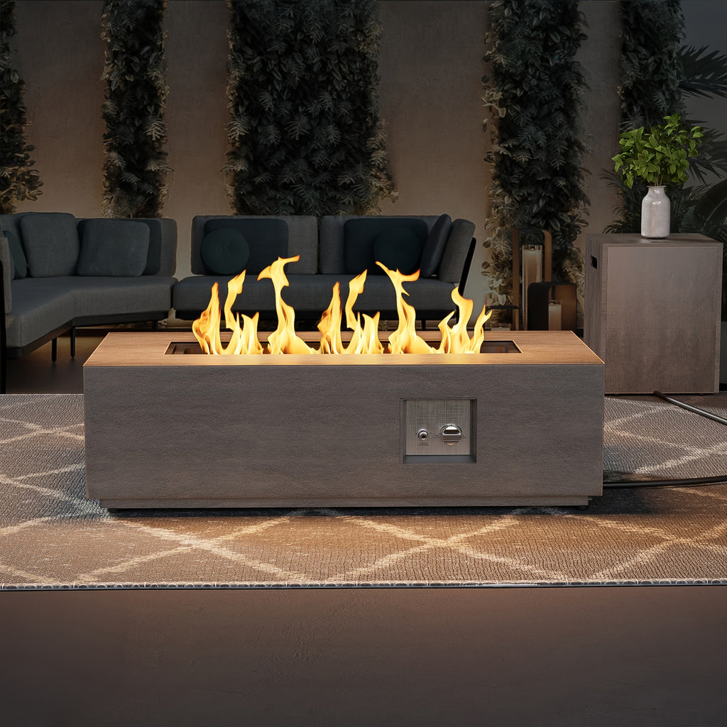 42-Inch Propane Fire Pit, 50,000 BTU, Outdoor Propane Fire Pit, Patio Propane Fire Pit, Outdoor Fire Table