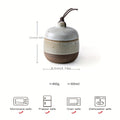 Brand New Japanese Ceramic Stoneware Pot with Lid, Perfect for Soup & Steamed Egg Custard – Ideal Home Tea Bowl & Tableware
