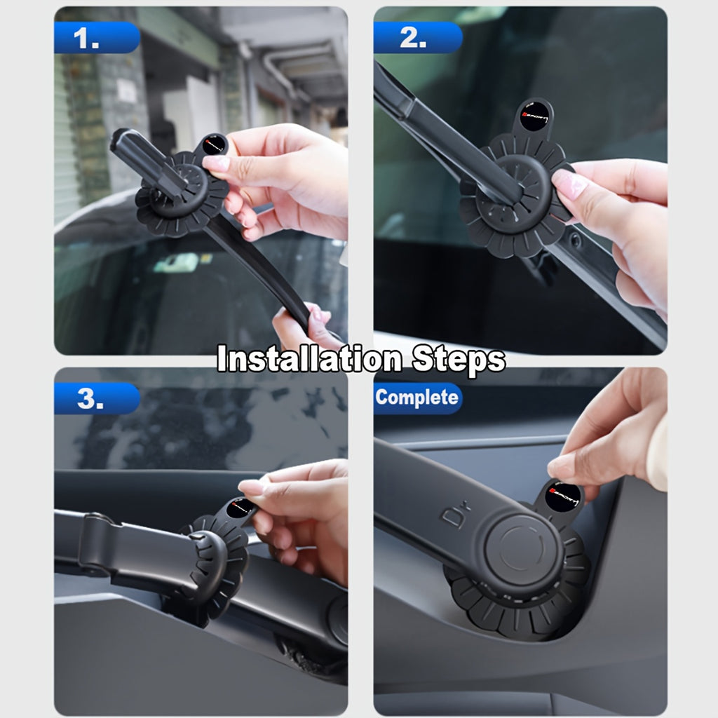 1pc Car Windshield Wiper Silicone Protector Cover – Wiper Arm Dust Cover Pad for Toyota Honda Mazda Mitsubishi Jeep MG Models