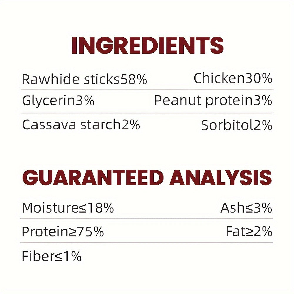 叢林呼喚 狗零食，天然雞肉包裹生皮棒，無穀物訓練獎勵咀嚼棒，適合小型和中型幼犬