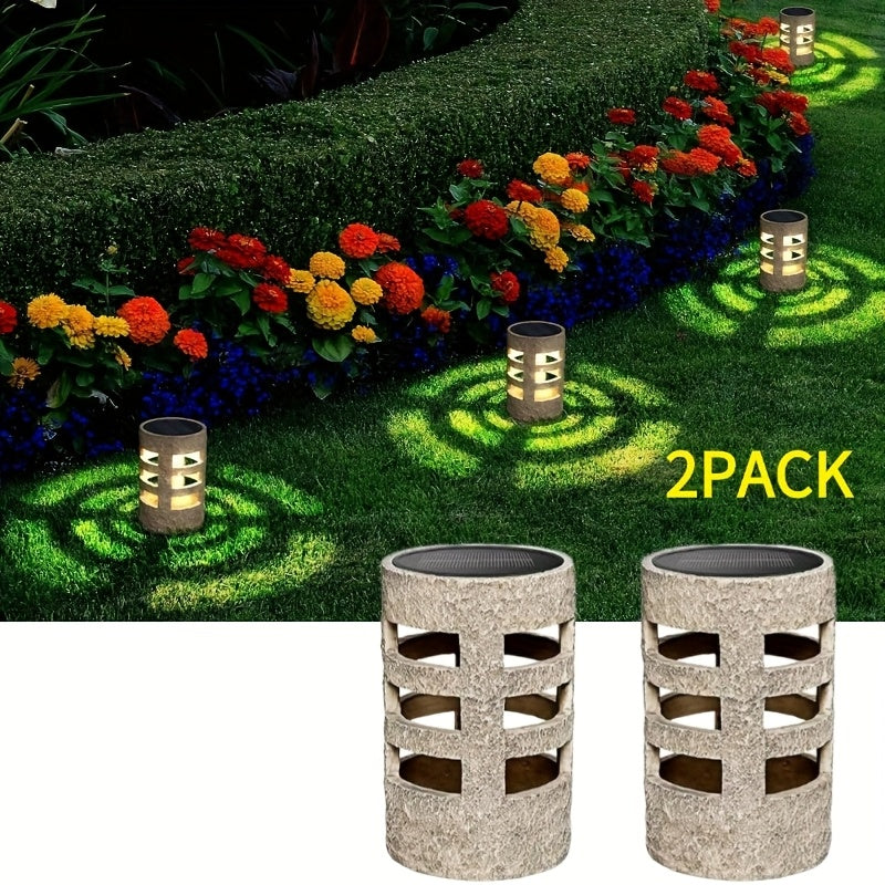 Solar Outdoor Garden LED Path Light, Suitable for Courtyard, Patio, Landscape, Flower Pot, Path Decoration (2/4/6/8-Piece Set)