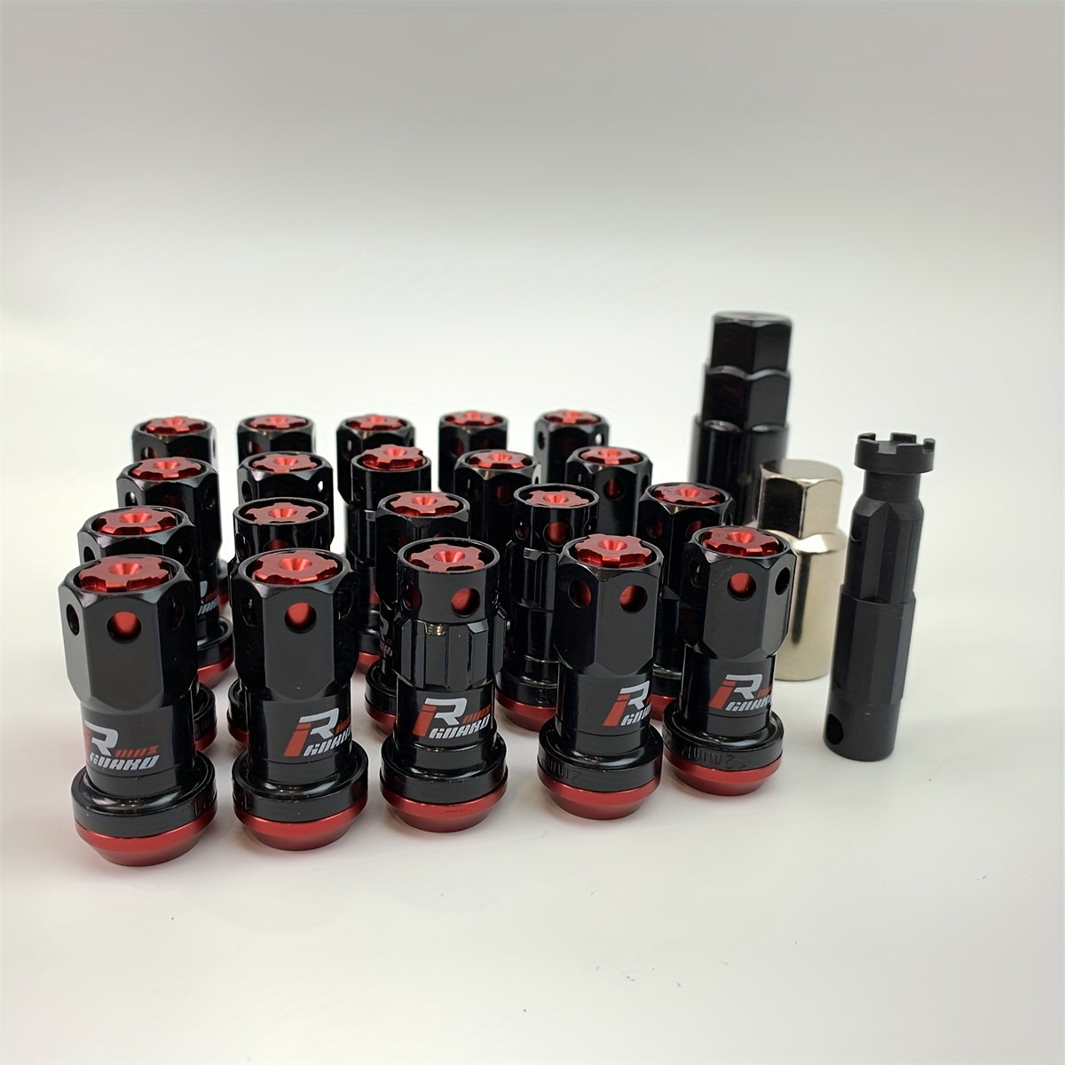 20pcs Racing Tire Nut Set, Thread M12*1.25, Universal Car Modification Performance Accessories