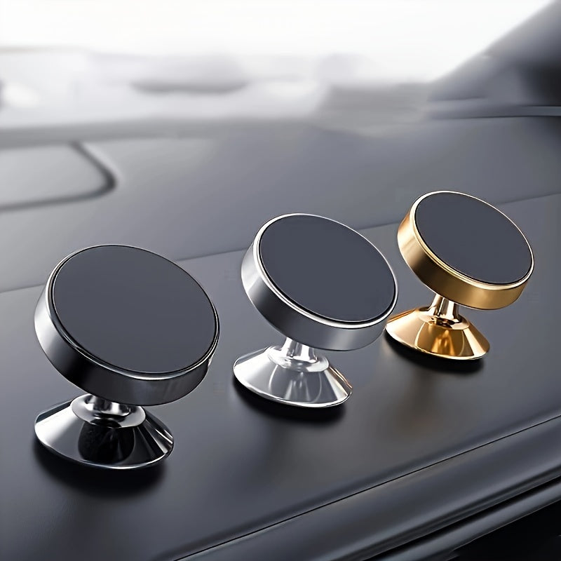 Universal Super Strong Magnetic Metal Car Phone Holder – Rotating Air Vent Clip Mount