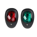 2-Piece Red & Green Navigation Lights, Yacht Lights, Marine Lights, Boat Signal Warning Lighting