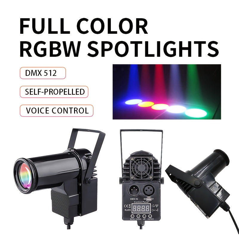 LED 迪斯科球灯聚光灯 12W RGBW 4in1 Dmx 舞台灯适用于派对酒吧 DJ 活动