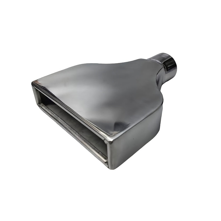 1 Car Modification Exhaust Pipe Stainless Steel Square Exhaust Tip Universal Square Outlet Exhaust Tail Pipe