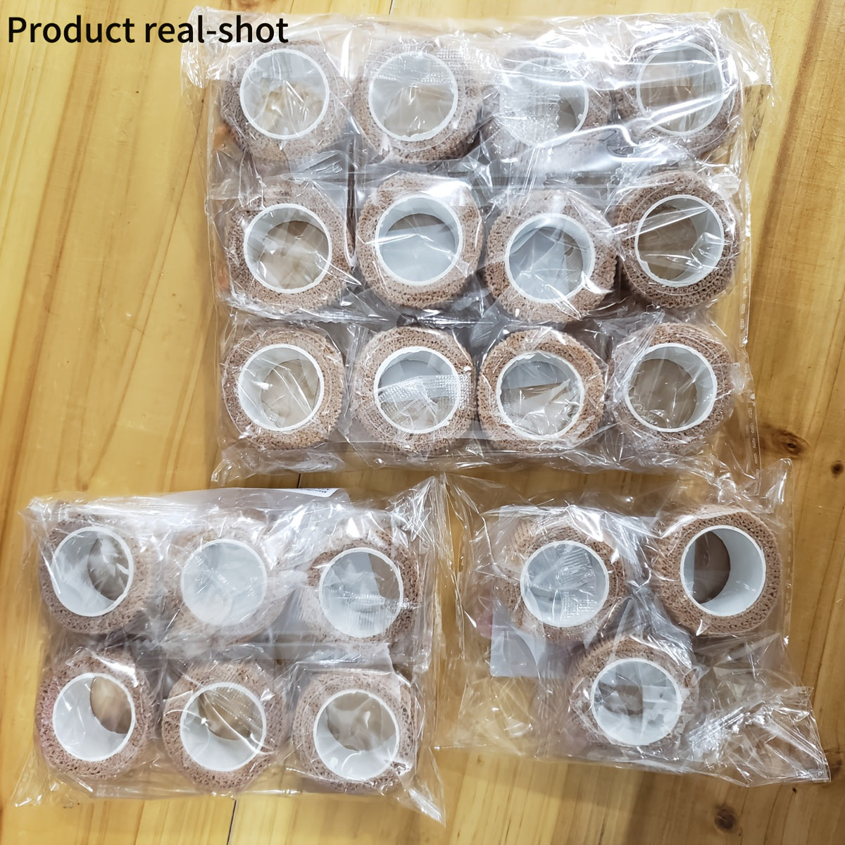 3/6/12卷手指/脚趾无纺布绷带，耐用弹性包扎带，自粘脚趾保护套，用于防止水泡摩擦并提供适当的包裹保护