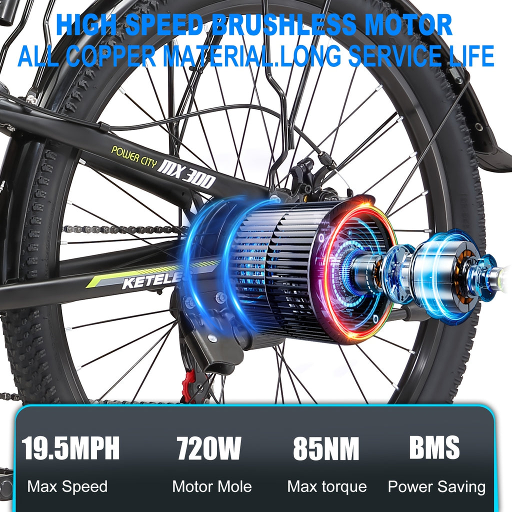 KETELES MX300 48V20AH电动自行车