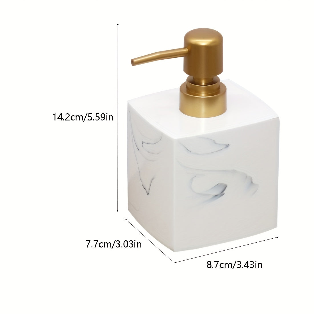 Hotel Bathroom Accessories - Hand Soap & Hand Cream Pump Bottles, Shower Gel & Shampoo Lotion Empty Refillable Bottles Set, Kitchen Soap Dish Soap Dispenser Bottles