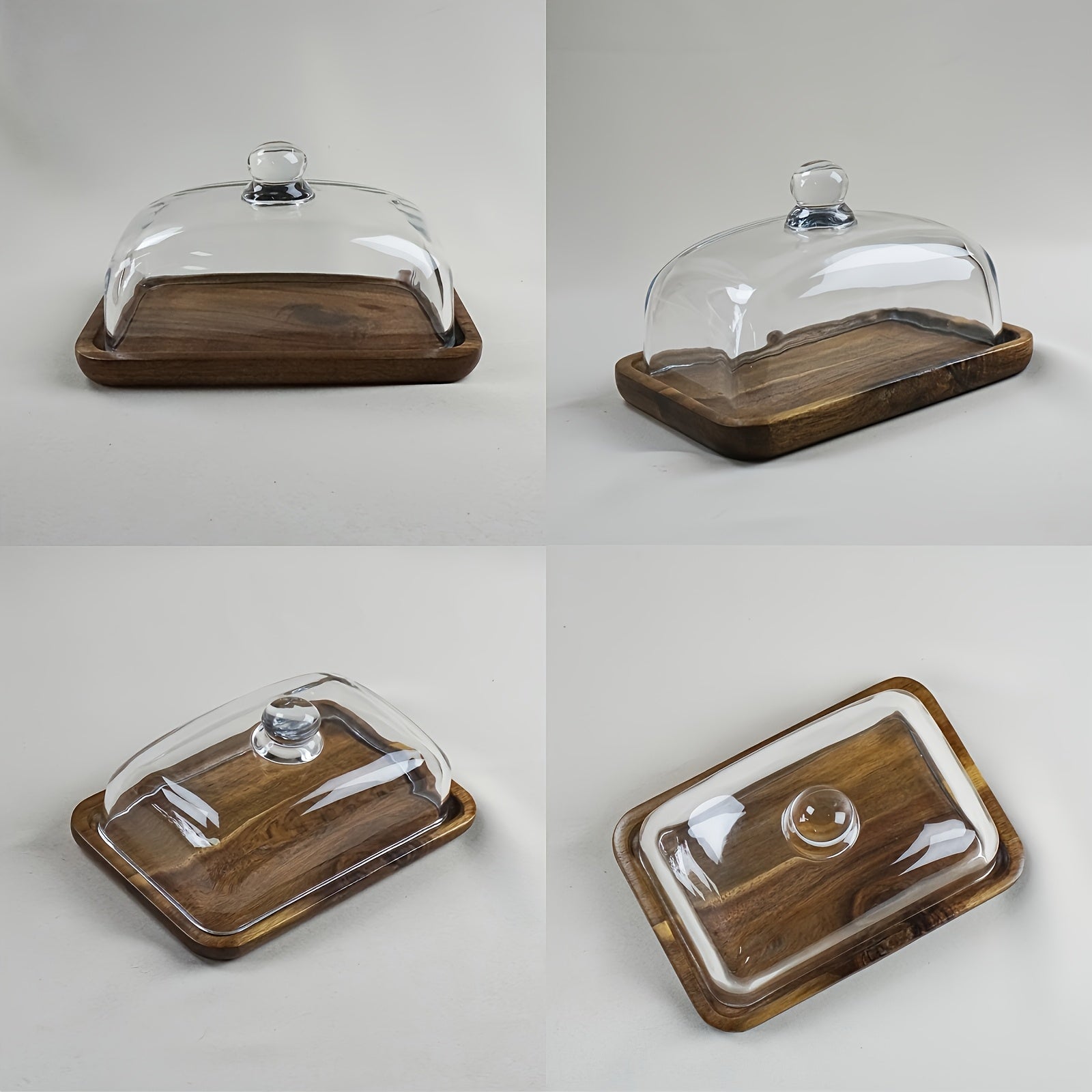 Butter Dish, Acacia Wood Butter Dish, Vintage Wooden Wedding Small Cake Tray, Tea Snack Plate, Snack Display Tray, Dessert Table Décor, Dessert Plate, Cake Plate, Fruit Plate