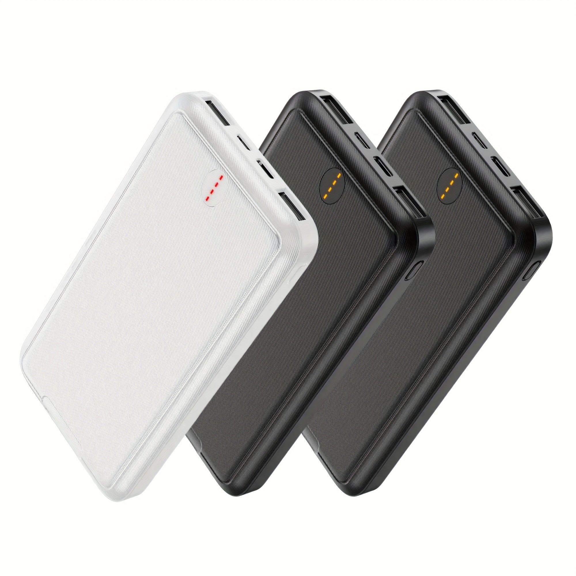 Three 10000mAh Power Banks with 5V3A Fast Charging for Mobile Phones, Tablets, Heated Jackets, And All-around Charging