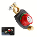 Heavy Duty Battery Disconnect Switch, 3rd Gen Top Post Battery Master Cutoff Switch for Cars, RVs, Boats & Other Vehicles – Negative Terminal On/Off