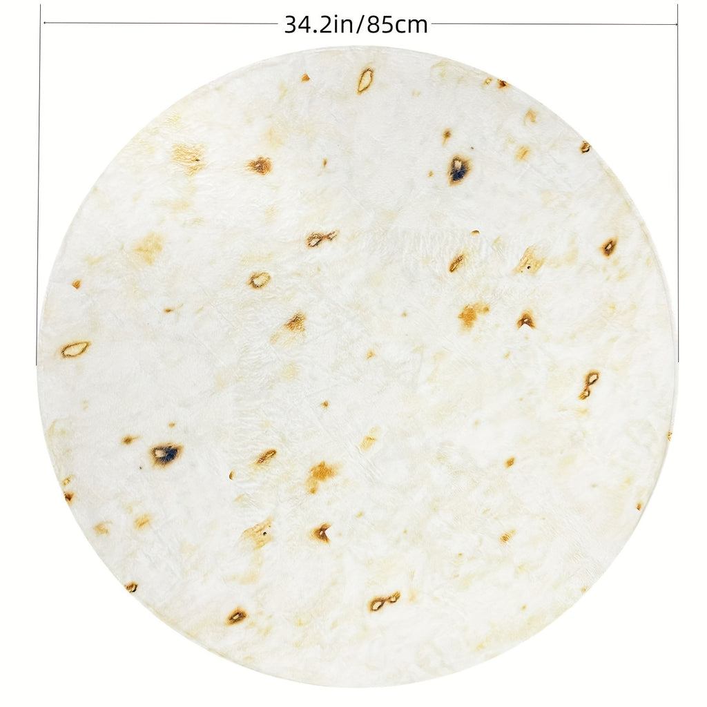 Tortilla 婴儿毛毯，婴儿 Tortilla 襁褓毯，Tortilla 婴儿毛毯 Taco 毯子，适用于新生幼犬猫，285 GSM 柔软法兰绒可穿戴裹毯有趣的迎婴派对礼物...