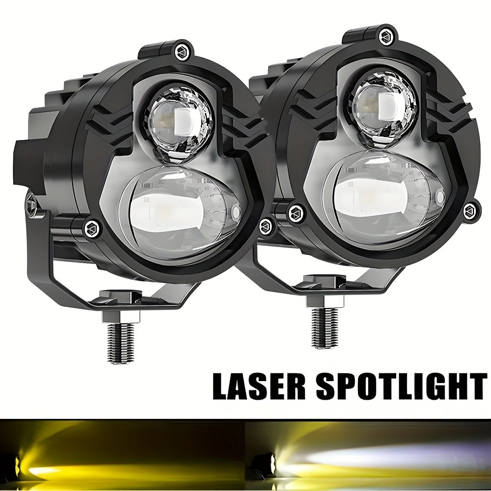 Ultra-Long Range Laser Headlight - Fog-Penetrating Work Light, for Trucks and Motorcycles
