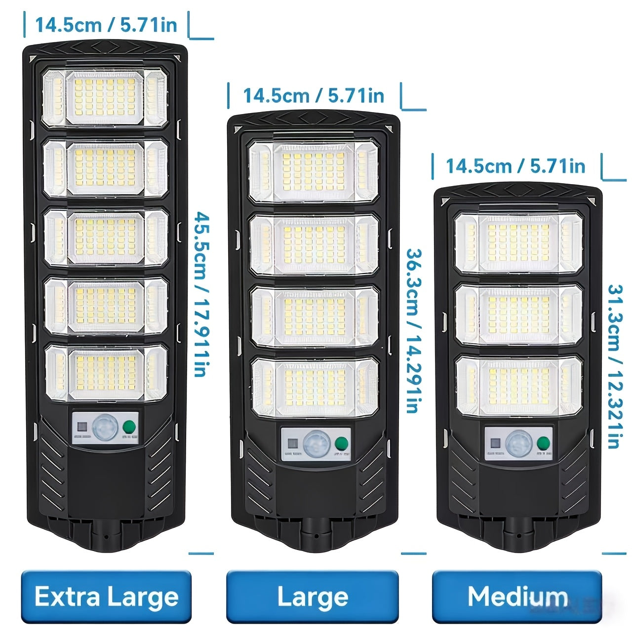 2 Pack Outdoor Solar Light, Home Backyard Dusk-to-Dawn Floodlight, with Wide Angle Motion Sensor, Remote Control, Solar Wall Light, Perfect for Commercial Courtyards, Gardens, Villas, Shop Entrances, Plazas, Sports Fields