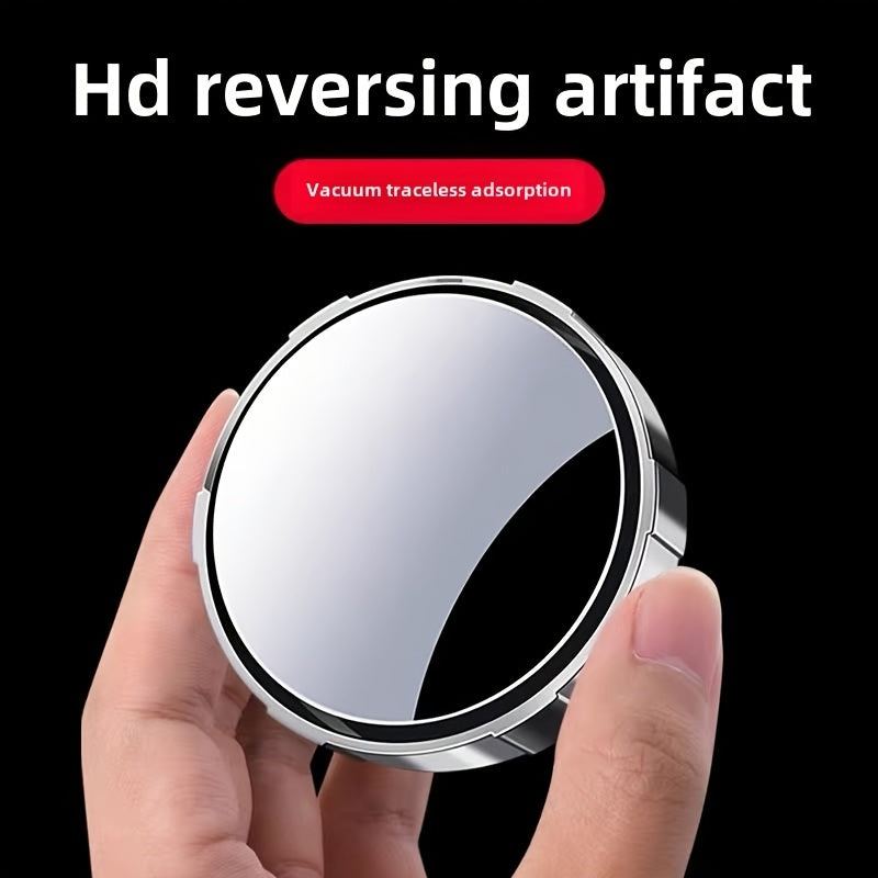 2-Piece Rotatable Blind Spot Mirror Set – High Clarity Convex Glass | Facilitates Driving & Lane Changing | Enhances Blind Spot Awareness | Stylish Car Decoration | Sturdy Design