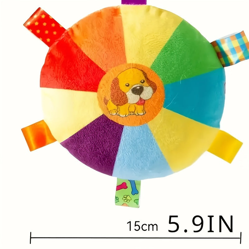 坚固互动型犬玩具 - 充满活力的带有卡通熊的发声玩具，温和材质，适合训练和娱乐，每种品种都适用，训练玩具 | 有趣的设计 | 温和的材质，犬类玩具