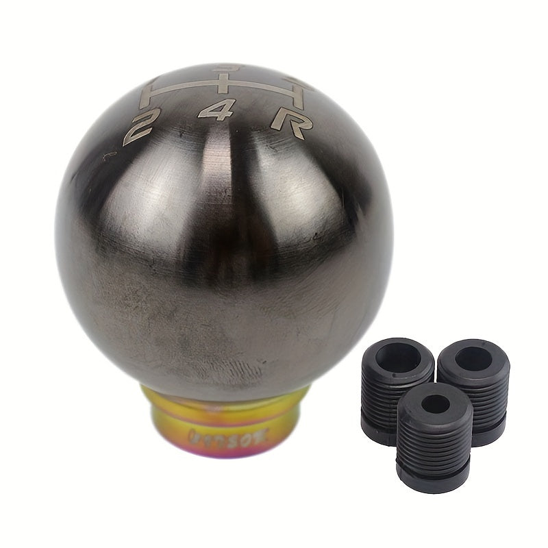 Universal Shift Knob, 5/6 Speed Design, Stainless Steel Material, Ideal Choice for Racing and JDM Enthusiasts, High Quality Knob