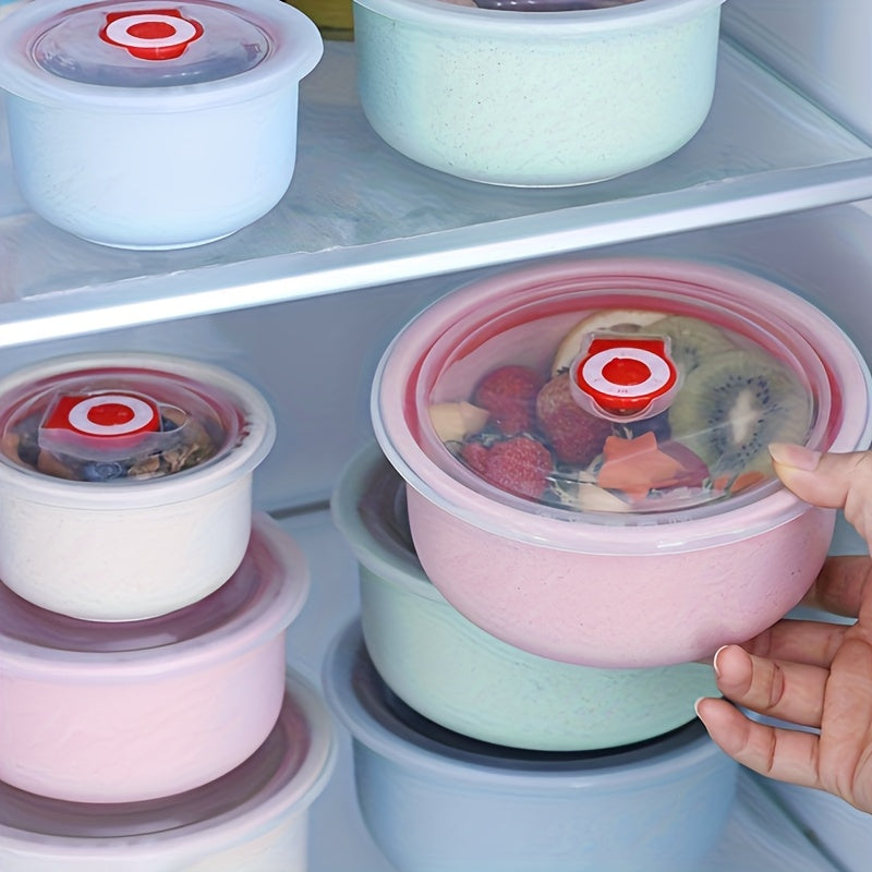 3 Pack Sealed Food Storage Containers, Fresh Keeping Small Bowls, Multi-size Airtight Food Containers
