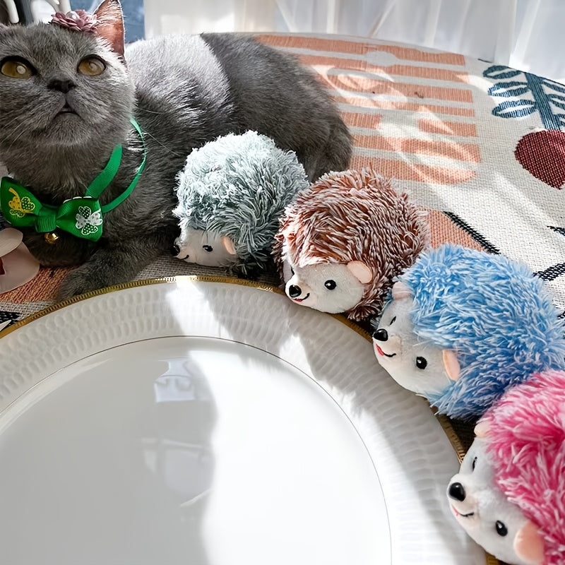 宠物毛绒玩具猫咪狗狗可爱小刺猬随机颜色1个