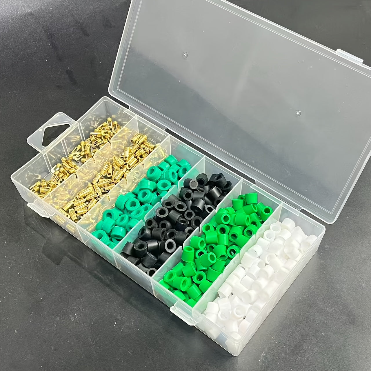 500-Piece Air Conditioning Refrigerant Charging Kit – Includes Seals, Gaskets, and Bleed Valves for R410 & R22 Systems