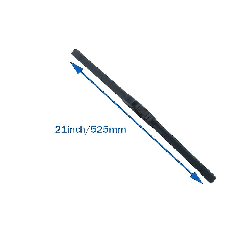 Bracketless Wiper Blade, Fits U/J-Type Hooks, High-Quality Silent & Durable, All Sizes Available. Enhances Rainy Day Visibility