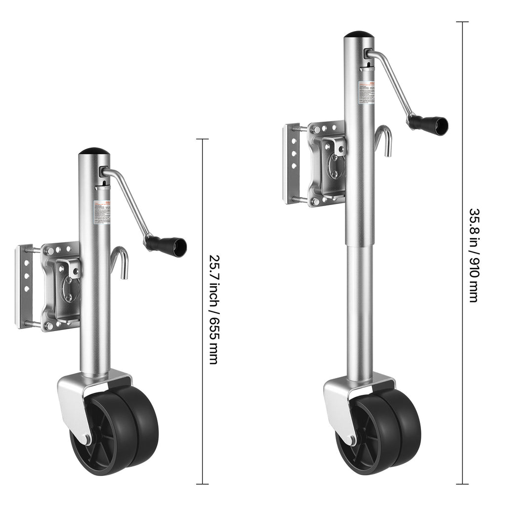 VEVOR Boat Trailer Crane Marine Heavy Duty Swivel Mount Tongue Crane 1000-2000 Lbs Load Capacity