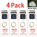 4套50LED×4/100LED×4/200LED×4/300LED×4，派对，婚礼，圣诞装饰，太阳能充电