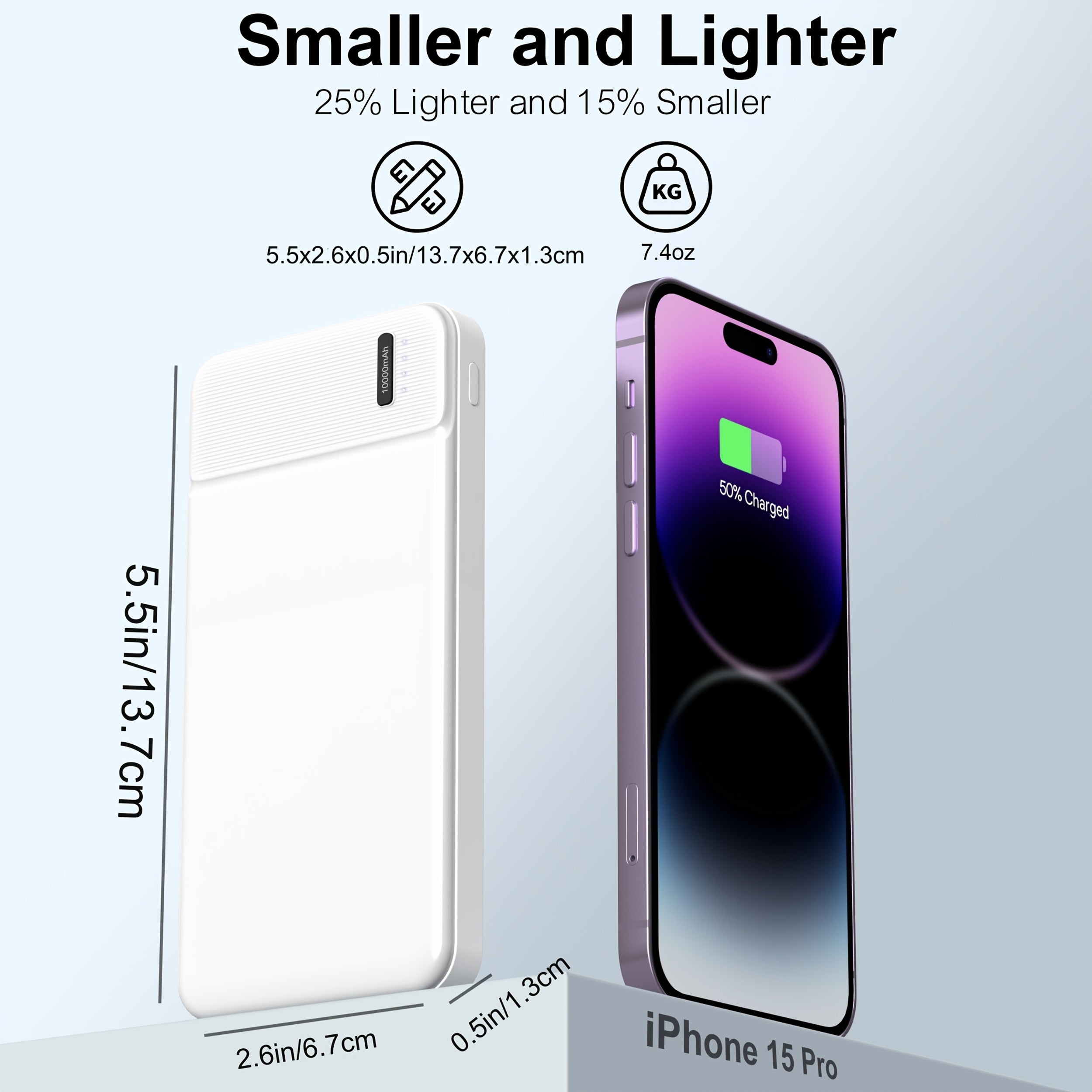 3-Pack Power Bank Portable Charger 10000mAh, PD 22.5W Battery Pack, Slim, Portable.(3 Packs)