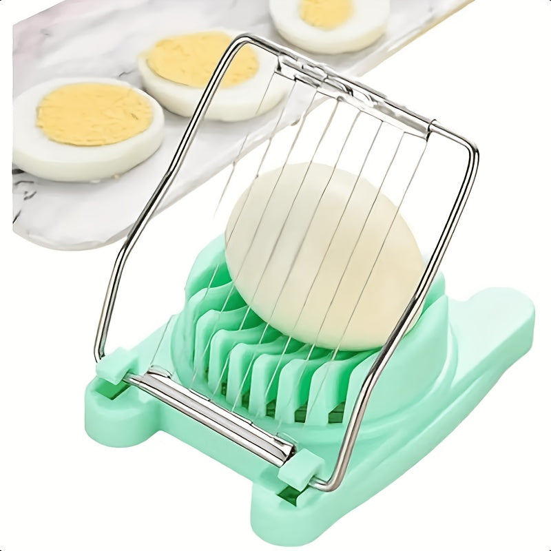1-Pack Boiled Egg Slicer – Multifunctional Egg Slicer / Egg Cutter, Perfect for Salads, Sandwiches, Appetizers or Garnishes – Versatile Egg Slicer