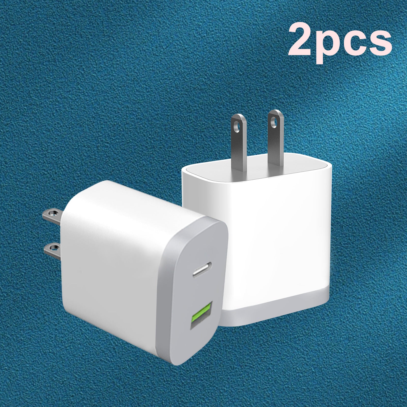 Fast Type-C Charging USB C Wall Charger with Dual Ports for Power Delivery